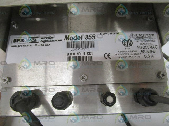 GSE 355 SCALE *USED*