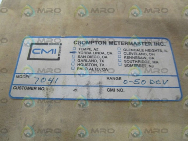 CMI 7041 0-50DCV NSMP