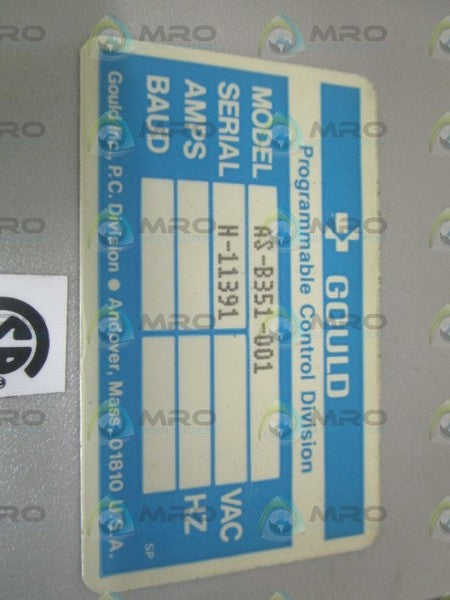 GOULD AS-B351-001 INPUT MODULE *NEW NO BOX*
