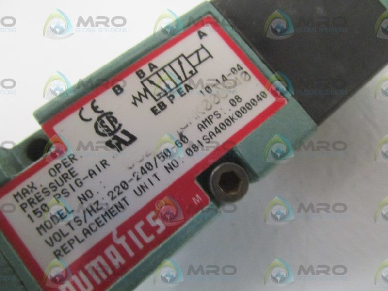 NUMATICS 081SA400K000040 UNMP