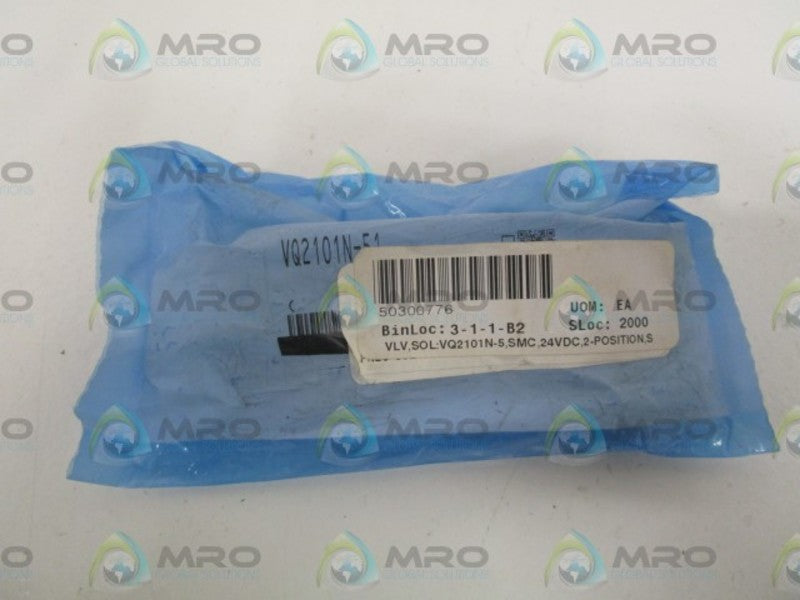 SMC VQ2101N-51 SOLENOID VALVE *NEW IN FACTORY BAG*