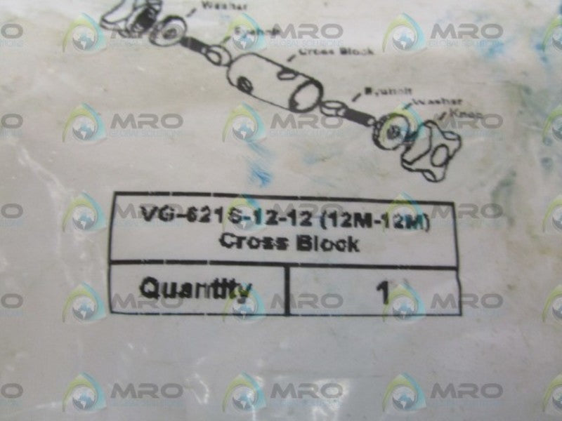 VALU GUIDE VG-621S-12-12 CROSS BLOCK *NEW IN FACTORY BAG*