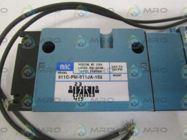 MAC 811C-PM-611JA-152 SOLENOID VALVE *NEW IN BOX*