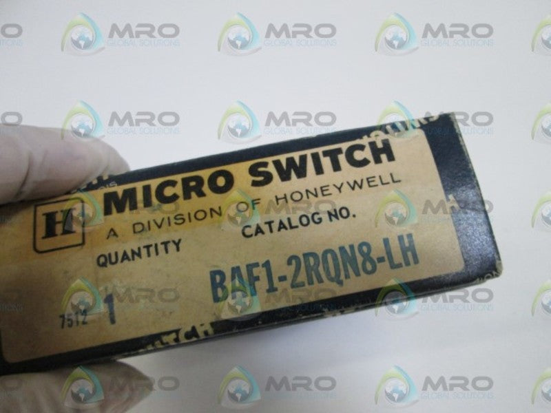 MICROSWITCH BAF1-2RQN8-LH LIMIT SWITCH (GREY) *NEW IN BOX*