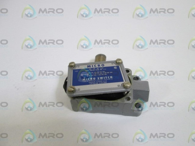 MICROSWITCH BAF1-2RQN8-LH LIMIT SWITCH (GREY) *NEW IN BOX*