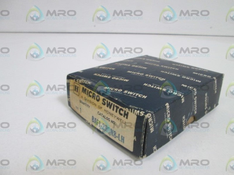MICROSWITCH BAF1-2RQN8-LH LIMIT SWITCH (GREY) *NEW IN BOX*