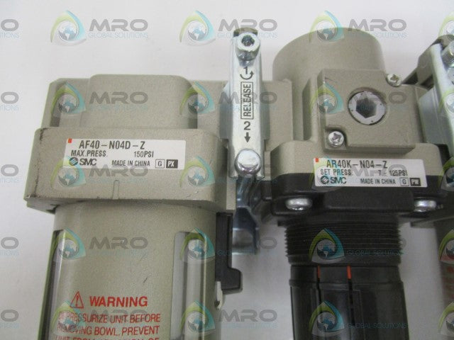 SMC AR40K-N04-Z MODULAR, REGULATOR, LUBRICATOR,  LOCK OUT VALVE *NEW NO BOX*