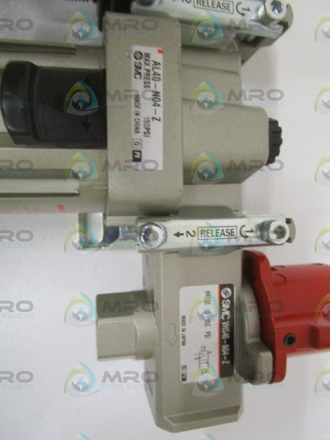 SMC AR40K-N04-Z MODULAR, REGULATOR, LUBRICATOR,  LOCK OUT VALVE *NEW NO BOX*