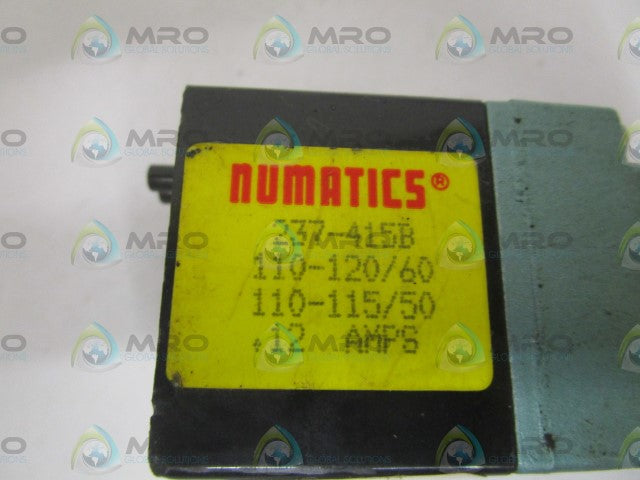 NUMATICS 237-415B COIL 110-120/110-115 .12 AMPS *NEW NO BOX*