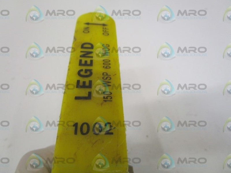 LEGEND 1002 1-1/2" 600WOG BALL VALVE  UNMP