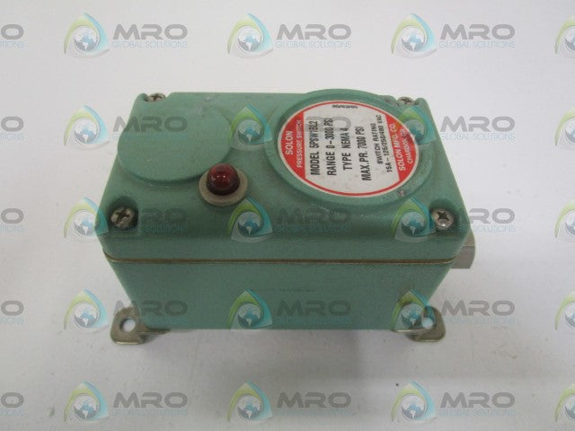 SOLON 5PSW1BL2 PRESSURE SWITCH 0-3000PSI *NEW NO BOX*