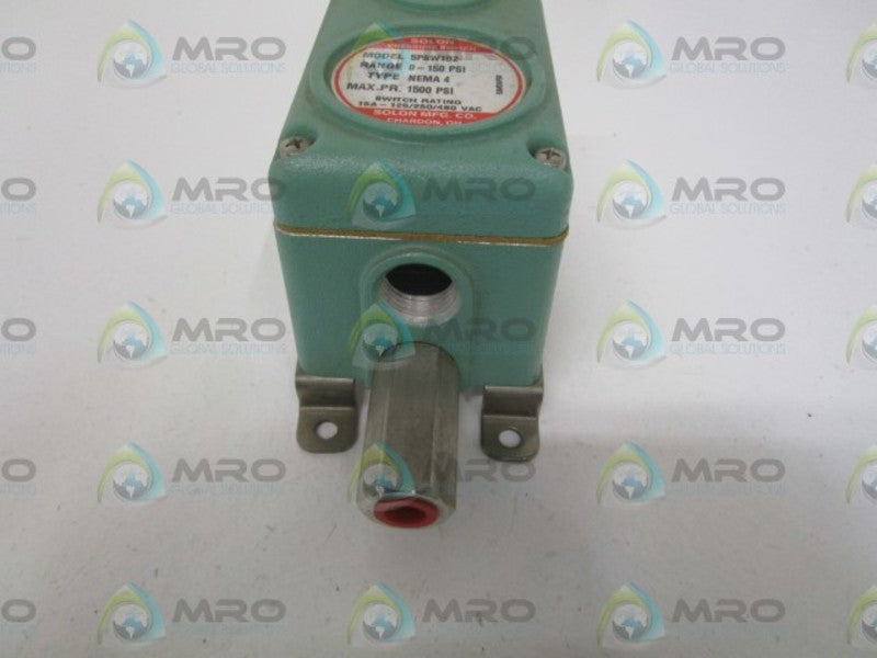 SOLON 5PSW1B2 PRESSURE SWITCH 0-150PSI *NEW NO BOX*