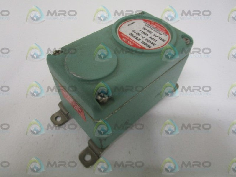 SOLON 5PSW1B2 PRESSURE SWITCH 0-150PSI *NEW NO BOX*