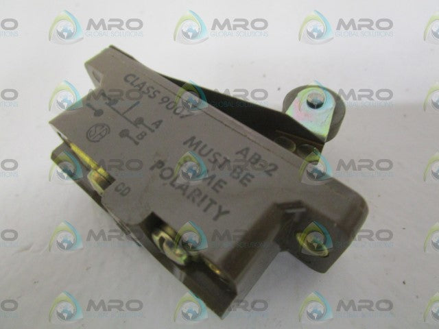 SQUARE D 9007-AB-2 LIMIT SWITCH *NEW NO BOX*