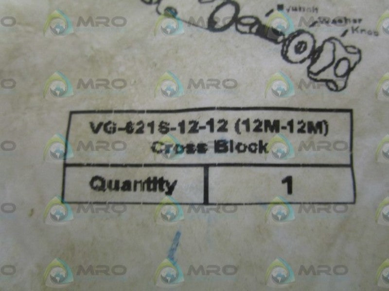 VALU GUIDE VG-621S-12-12 CROSS BLOCK *NEW NO BOX*