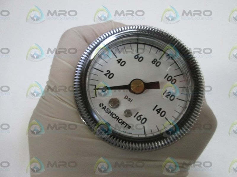 ASHCROFT 15W1001TH01BXUC-160# PRESSURE GAUGE 0-160PSI  NSMP