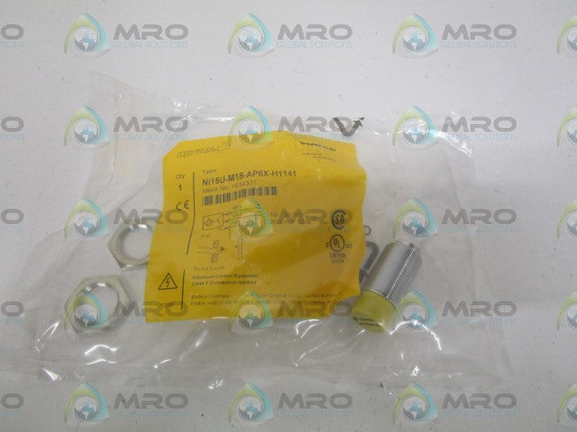 TURCK Ni15U-M18-AP6X-H1141 PROXIMITY SENSOR *NEW IN FACTORY BAG*