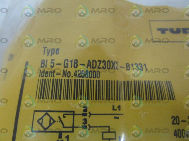TURCK BI5-G18-ADZ30X2-B1331 PROXIMITY SENSOR *NEW IN FACTORY BAG*