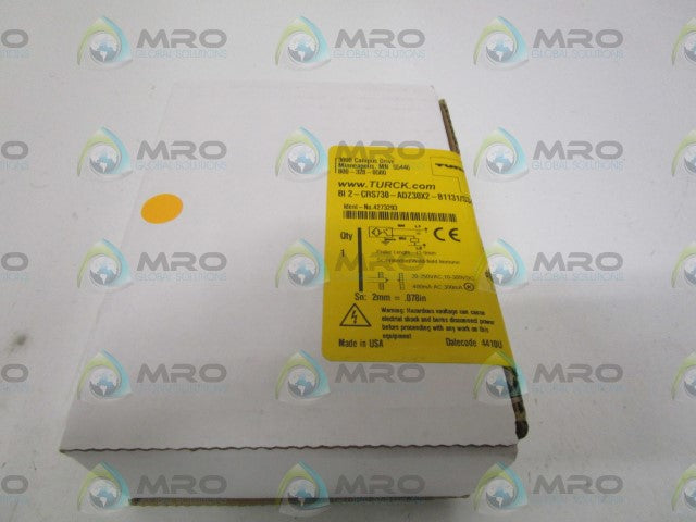 TURCK BI2-CRS730-ADZ30X2-B1131/S34 SENSOR *FACTORY SEALED*