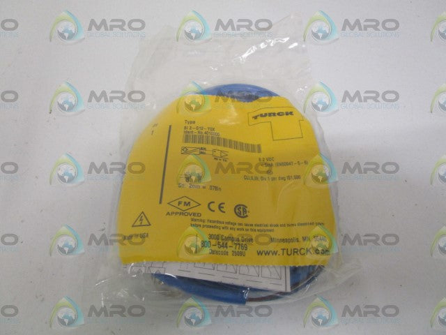 TURCK BI2-G12-Y0X PROXIMITY SENSOR *NEW IN FACTORY BAG*