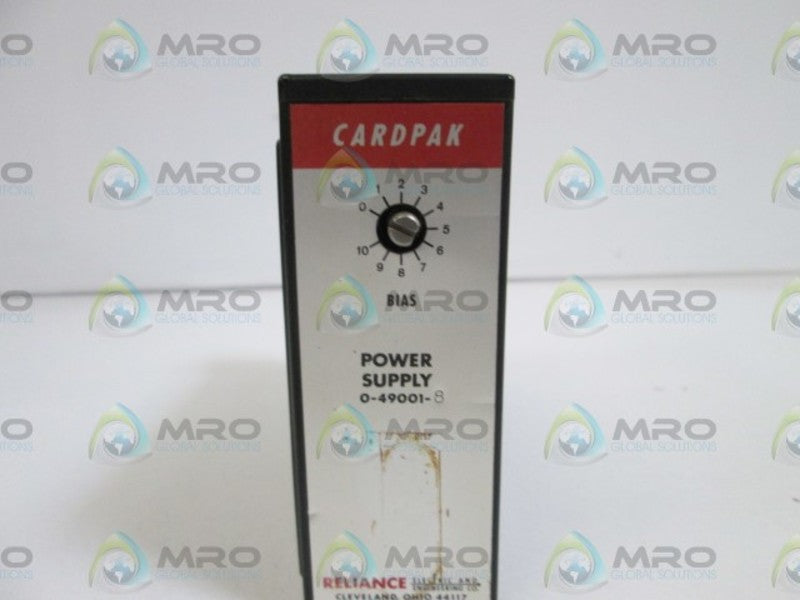 RELIANCE ELECTRIC POWER SUPPLY 0-49001-8  UNMP