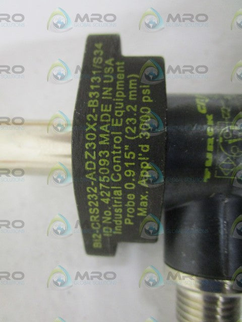 TURCK BI2-CRS232-ADZ30X2-B3131/S34 SENSOR *NEW IN BOX*