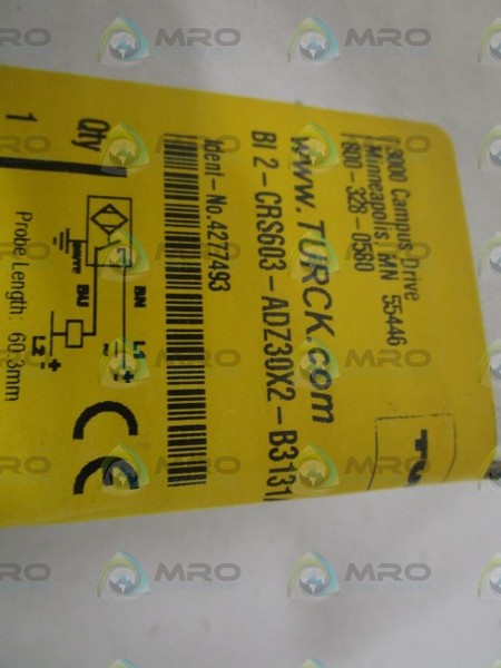 TURCK BI2-CRS603-ADZ30X2-B3131/S34 CYLINDER POSITION SENSOR *FACTORY SEALED*