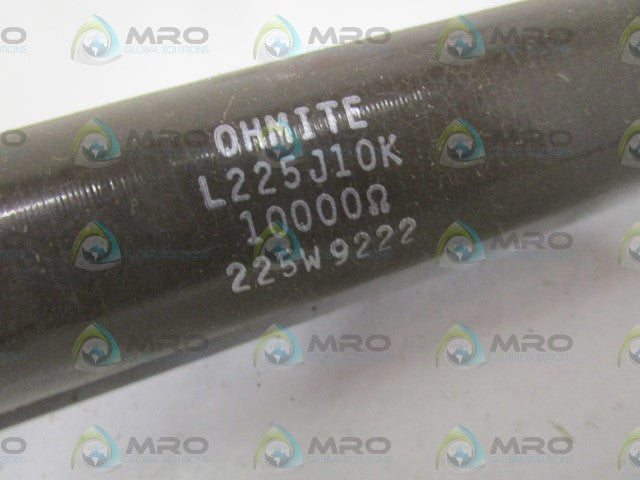 OHMITE L225J10K RESISTOR 10K OHMS 225W *NEW IN BOX*