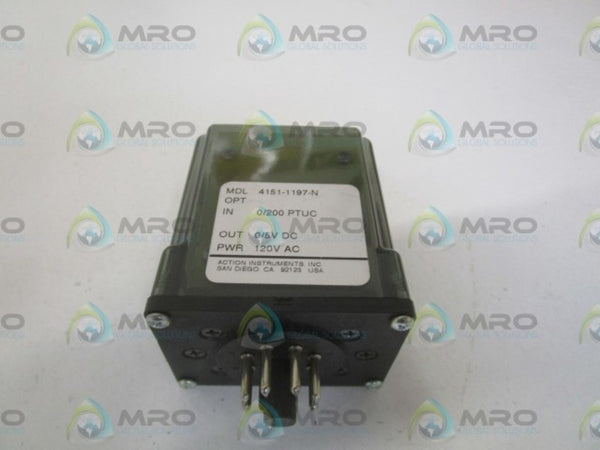 ACTION INSTRUMENTS 4151-1197-N RELAY 120VAC  NSNP