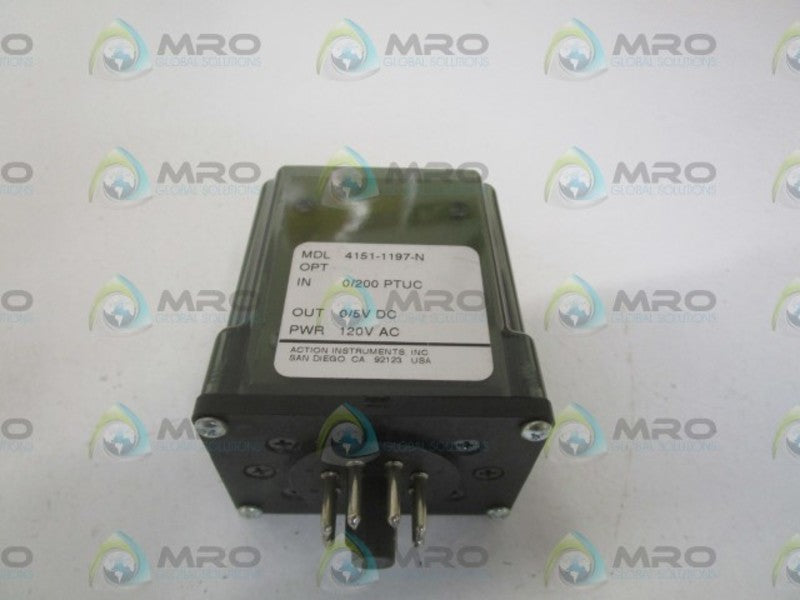 ACTION INSTRUMENTS 4151-1197-N RELAY 120VAC  NSNP