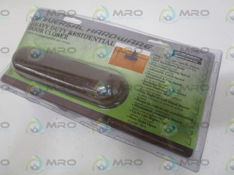 UNIVERSAL HARDWARE #4014 HEAVY DUTY RESIDENTIAL DOOR CLOSER *NEW IN ORIGINAL PACKAGE*