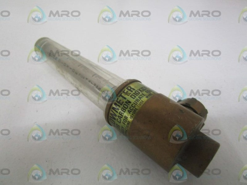 ARGON FLOWMETER CARBON DIOXIDE SCFH AT 30PSIG 70/F  UNMP
