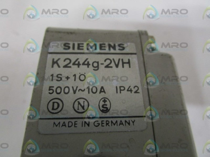 SIEMENS K244g-2VH LIMIT SWITCH *USED*