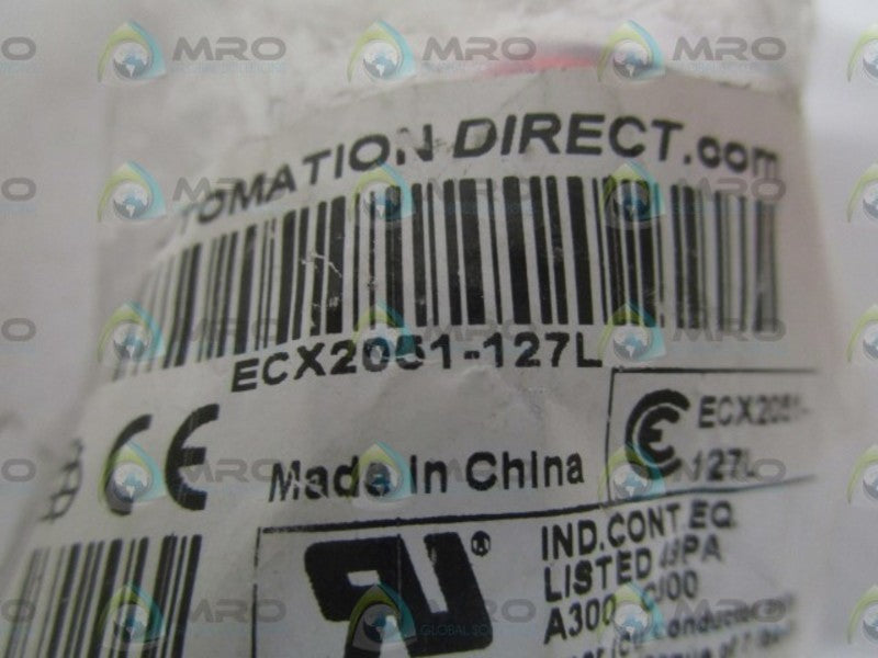 AUTOMATION DIRECT ECX2051-127L RED INDICATING LIGHT * NEW IN FACTORY BAG *