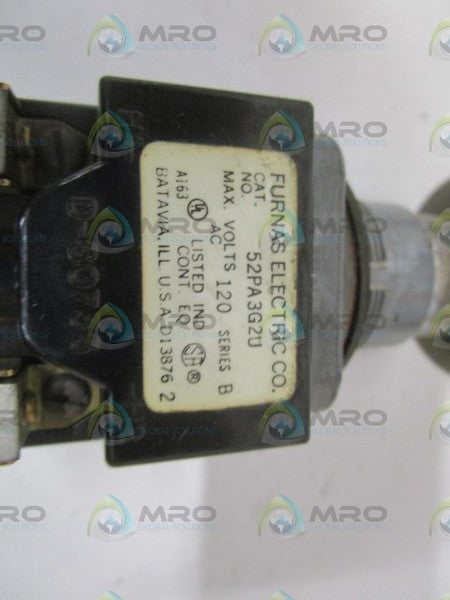 FURNAS 52PA3G2U SER. B PUSHBUTTON *USED*
