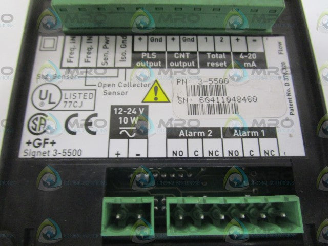 GEORG FISCHER 3-5500 FLOW MONITOR *NEW NO BOX*