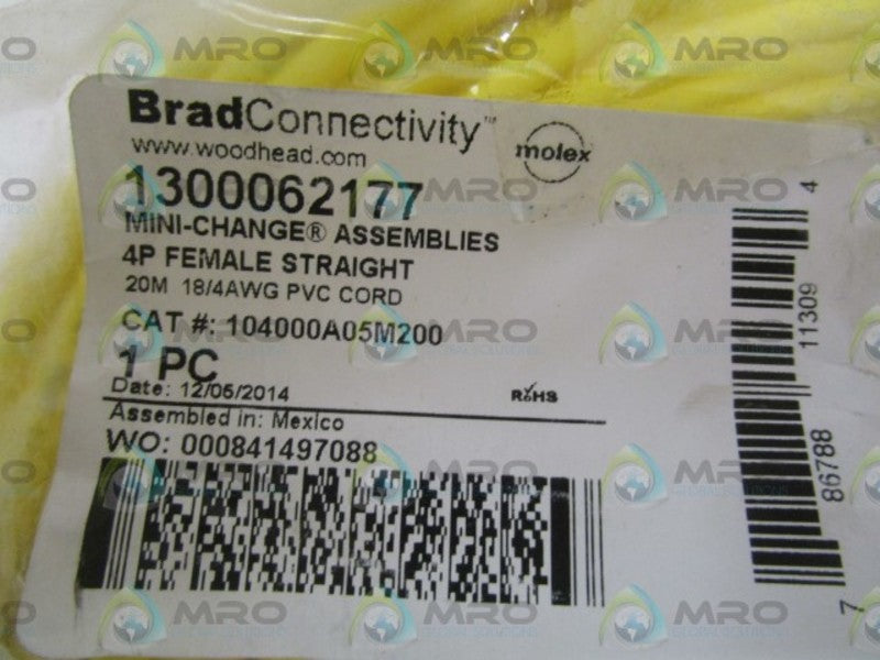 BRAD CONNECTIVITY 104000A05M200  NSMP