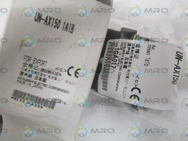 MITSIBUSHI UN-AX150 AUXILIARY CONTACT *NEW IN BOX*