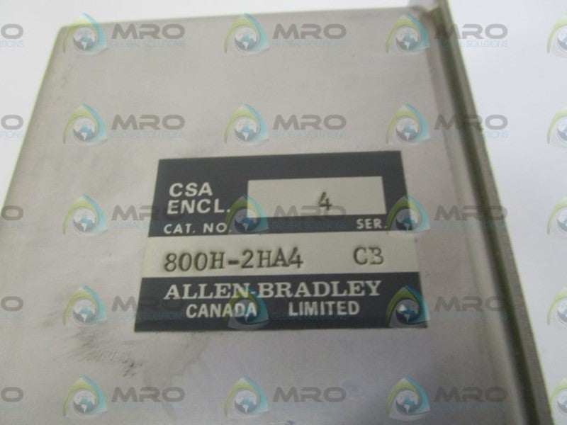 INDUSTRIAL SPARE PART 800H-2HA4 SER .CB ENCLOSURE (AS PICTURED)  UNMP