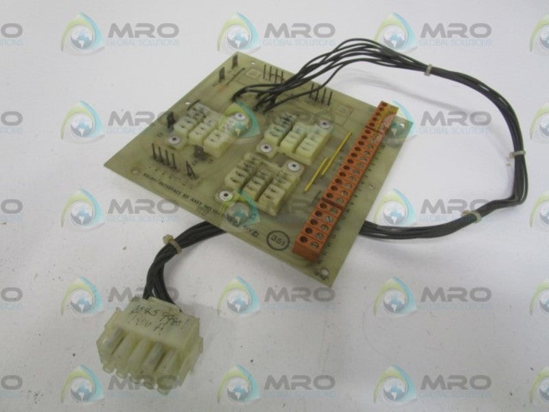 BOSTON 1045963-01 RELAY/INTERFACE BOARD  UNMP