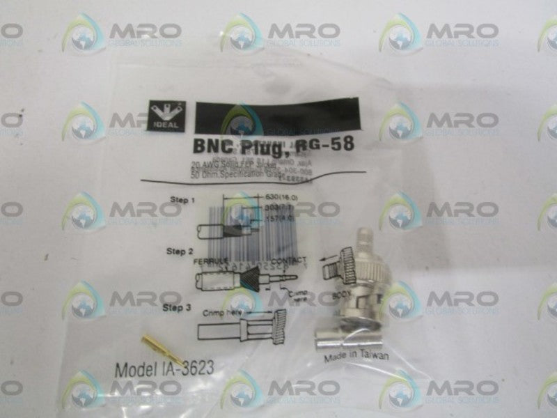 IDEAL RG-58 BNC PLUG  NSMP
