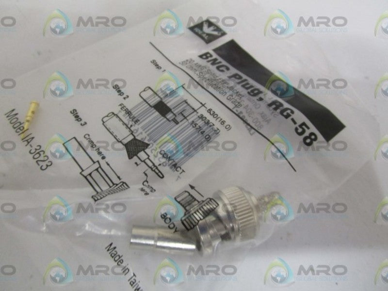 IDEAL RG-58 BNC PLUG  NSMP
