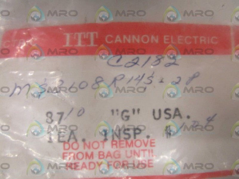 ITT CANNON MS3108R14S-2P CONNECTOR NSMP
