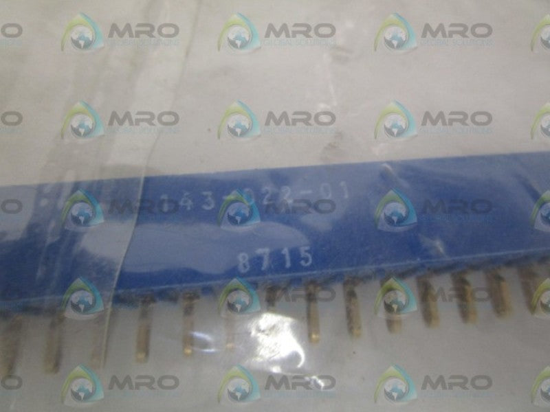 AMPHENOL 143-022-01 CARD EDGE CONNECTOR * NEW IN FACTORY BAG *
