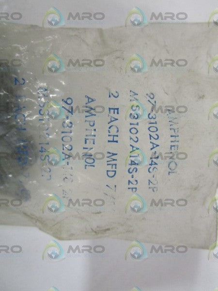 AMPHENOL 97-3102A-14S-2P (PKG OF 2) NSMP