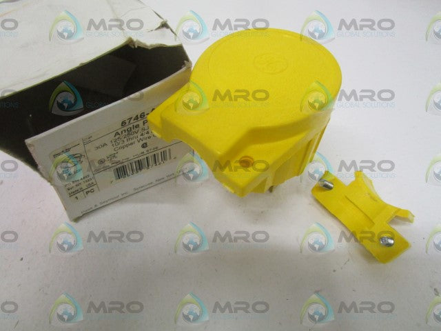 PASS & SEYMOUR 5746-AN ANGLE PLUG *NEW IN BOX*