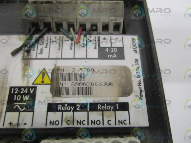 GEORG FISCHER 3-5700 FLOW MONITOR COUNTER (AS PICTURED) *USED*