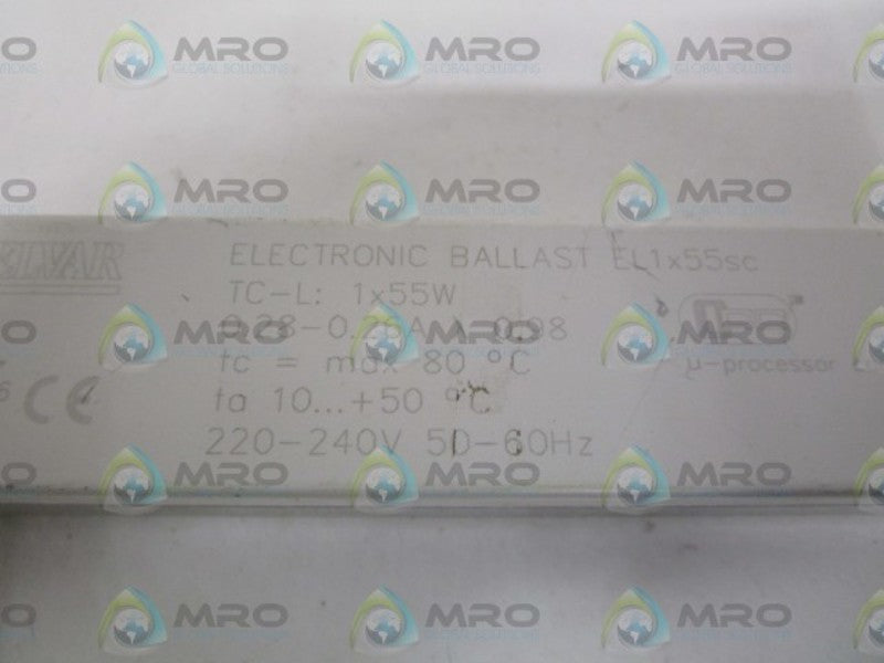HELVAR EL1X55SC ELECTRONIC BALLAST *NEW NO BOX*