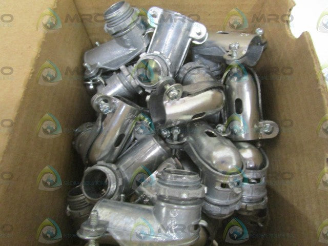 LOT OF 25 BRIDGEPORT 804-DC2 90 DEG ANGLE CONNECTOR 1/2" *NEW IN BOX*