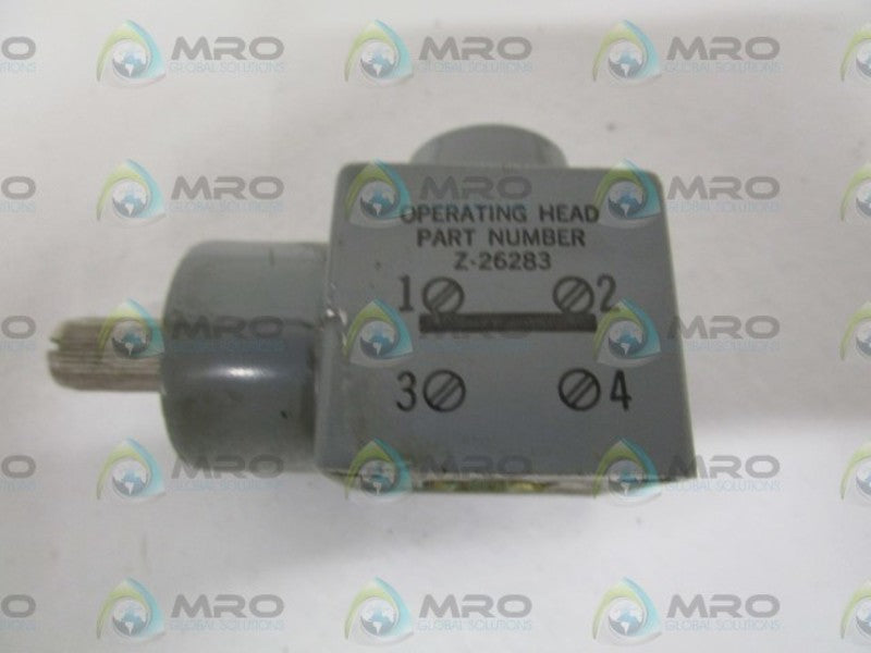 INDUSTRIAL SPARE PART Z-26283 OPERATING HEAD ASSEMBLY (AS PICTURED)  UNMP